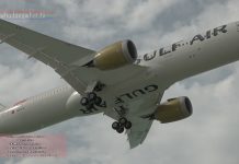 Gulf Air’s ‘FIRST’ Boeing 787 Dreamliner lands at Bahrain International Airport