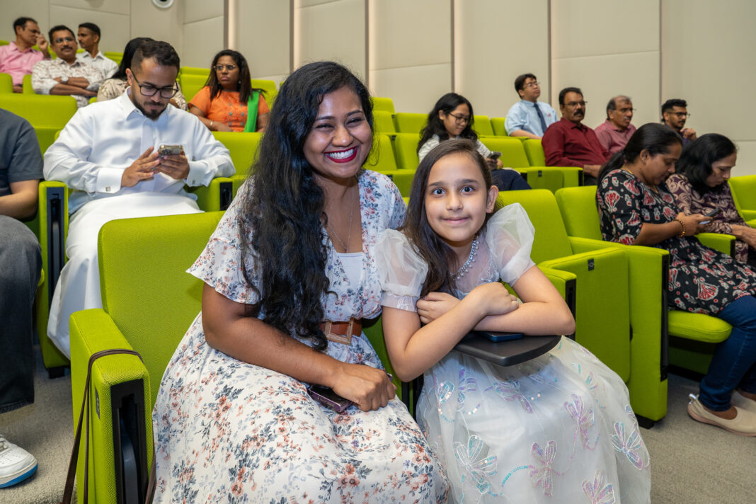 Audience attending the nursing appreciation event organized by the Indian Ladies Association at King Hamad American Mission Hospital.
