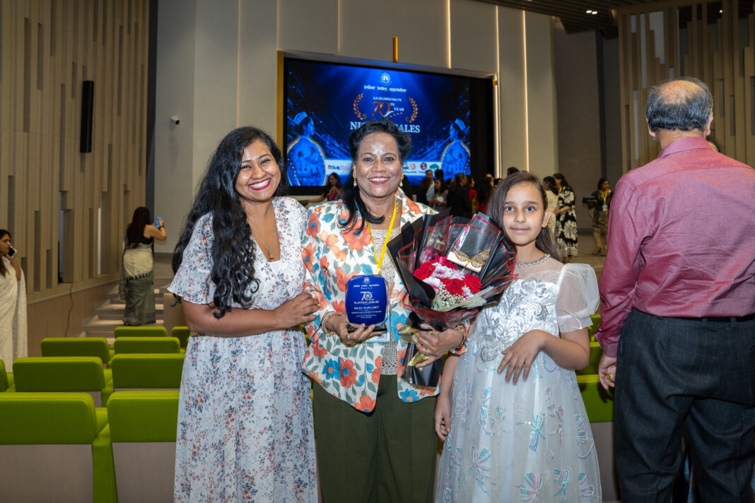 Audience attending the nursing appreciation event organized by the Indian Ladies Association at King Hamad American Mission Hospital.