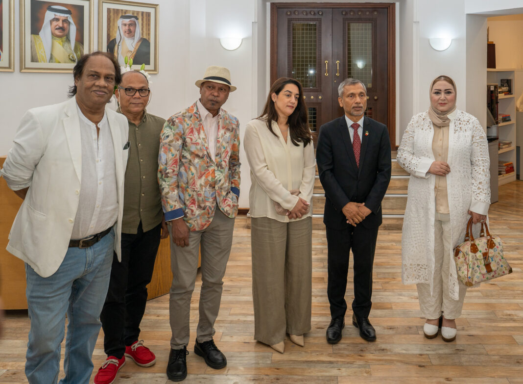 Bangladeshi art exhibition inaugurated at the Art Centre in Juffair, Bahrain