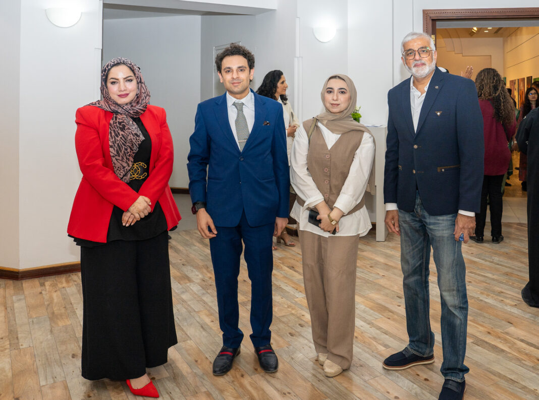 Ambassadors and guests attend the opening of the Bangladeshi art exhibition in Bahrain