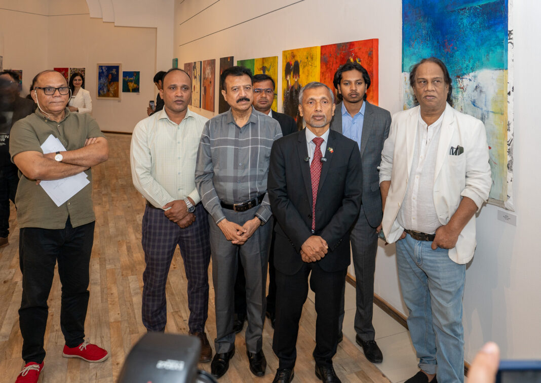 Bangladeshi art exhibition inaugurated at the Art Centre in Juffair, Bahrain