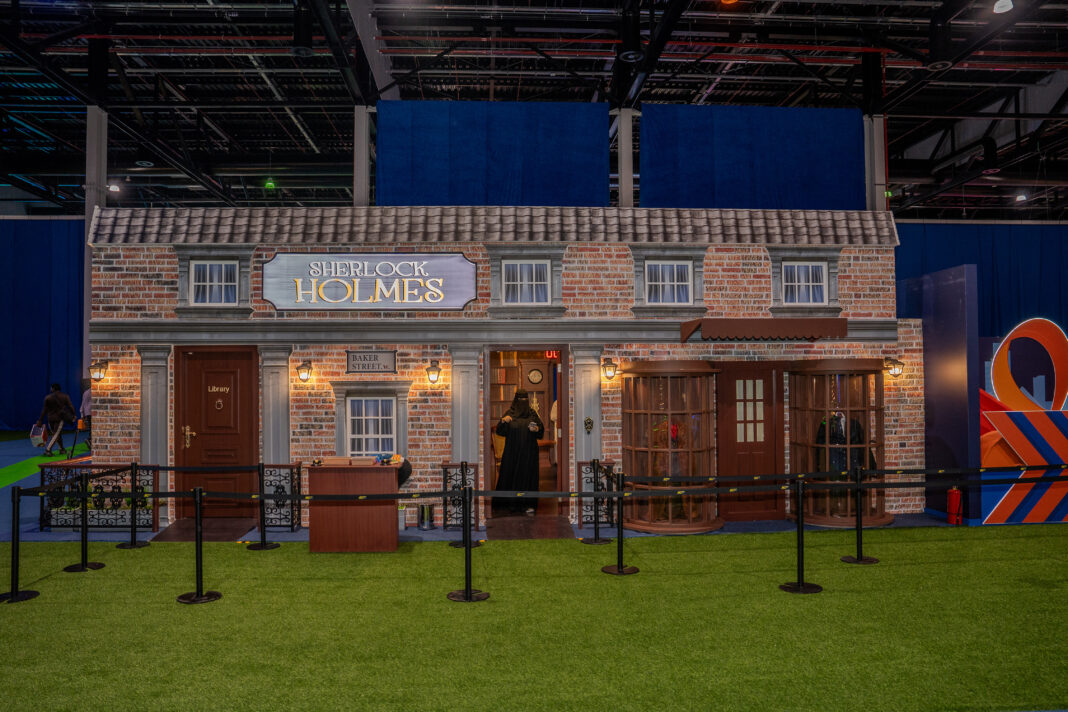 Sherlock Holmes themed experience at Bahrain Summer Toy Festival 2026.