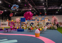 Bahrain Summer Toy Festival Opens a Magical World of Imagination at Exhibition World Bahrain Fantasy castle and family entertainment area at Bahrain Summer Toy Festival.