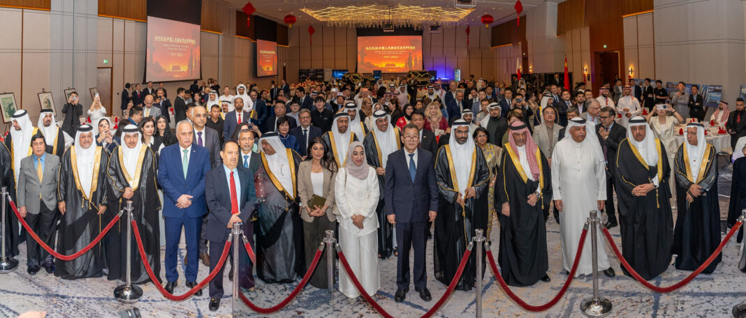 Group photograph of diplomats and invited guests.
